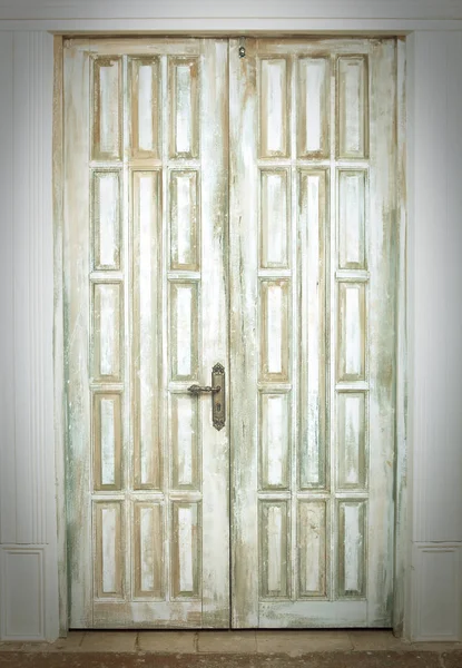 Régi ajtó a belső — Stock Fotó