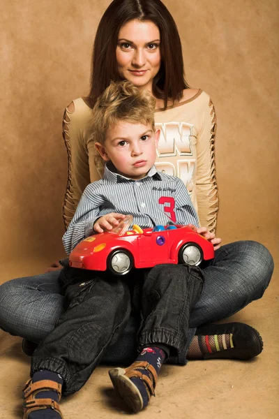 Mother together with the son — Stock Photo, Image