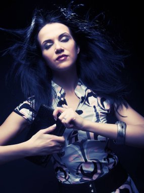 moda modeli ile içiyordum