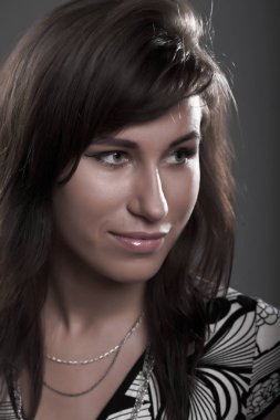 Seksi kadın portresi