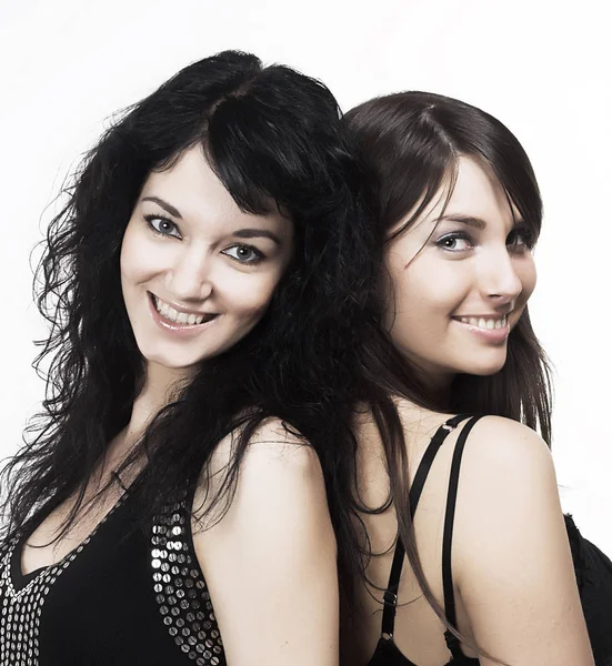 Happy young women friends — Stock Photo, Image