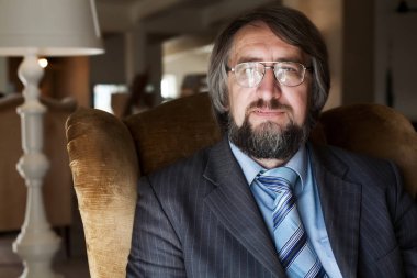 Başarılı kıdemli iş adamı