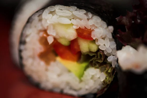Comida japonesa. Sushi. . — Foto de Stock