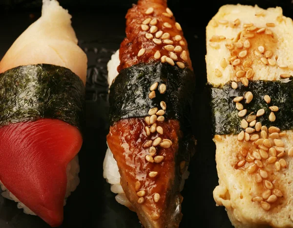 Comida japonesa. De cerca. . — Foto de Stock