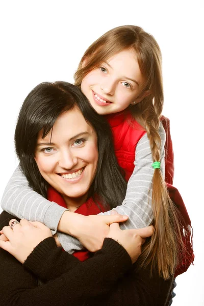 Familia feliz de cerca — Foto de Stock