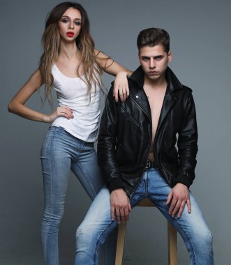 Moda ve insanlar kavramı: moda fotoğraf seksi ateşli co