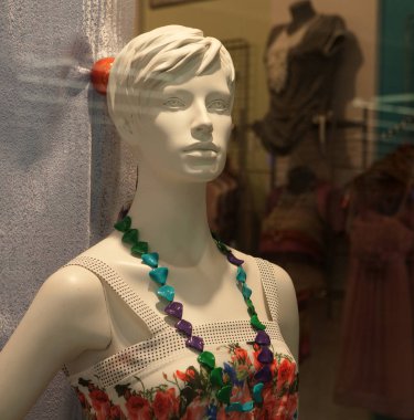 manken. penceresinde, Dükkanı