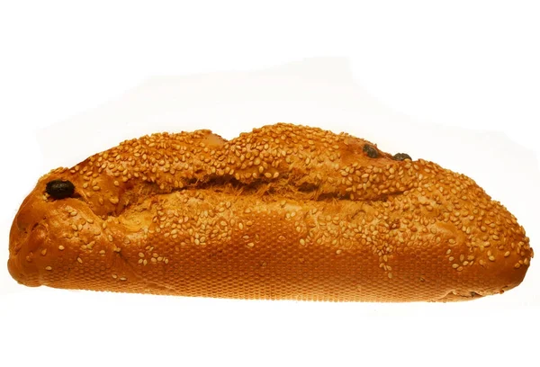 Bread. over white background — Stock Photo, Image
