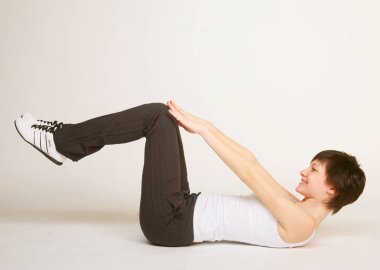 germe egzersiz jimnastik salonu kadın