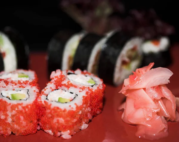 Японская еда. Суши . — стоковое фото