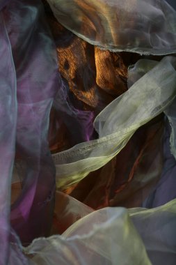 soyut dalga geçmiş Organze