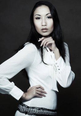 güzel genç Asya model 