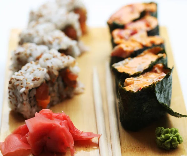 Japansk mat. sushi. — Stockfoto