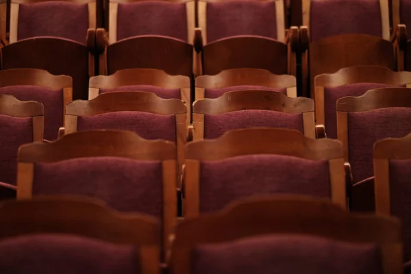 Stolar på teater, bio — Stockfoto