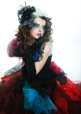 kadın doll tarzı moda çekim