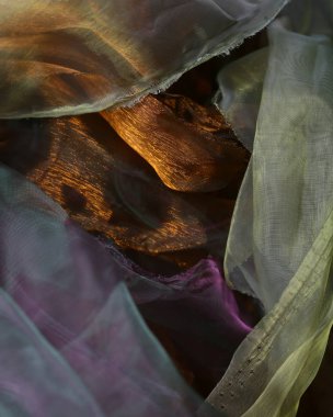 soyut dalga geçmiş Organze