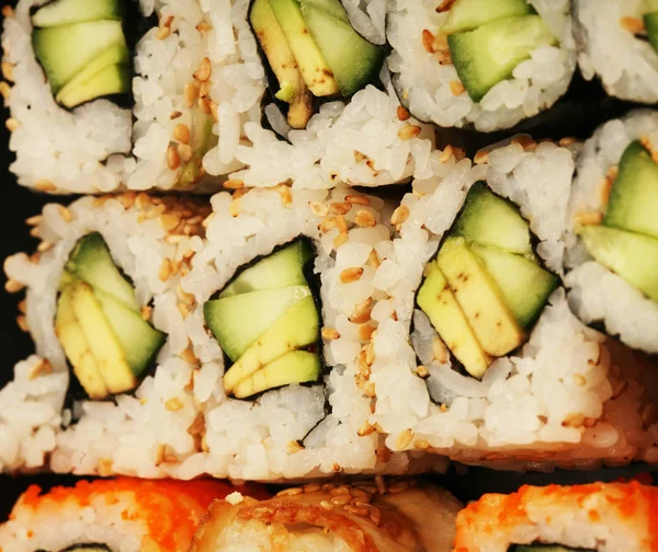 巻き寿司マクロ — ストック写真