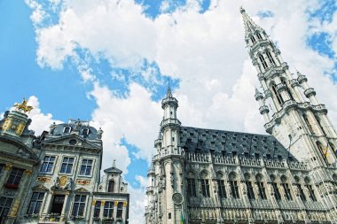 Brüksel Grand Place, yaz günü, seyahat