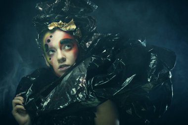 Karanlık Güzel Gotik Prensesler. Cadılar Bayramı partisi..
