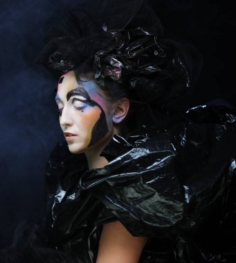 Karanlık Güzel Gotik Prenses.