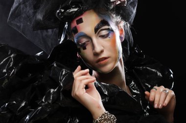 Karanlık Güzel Gotik Prenses.