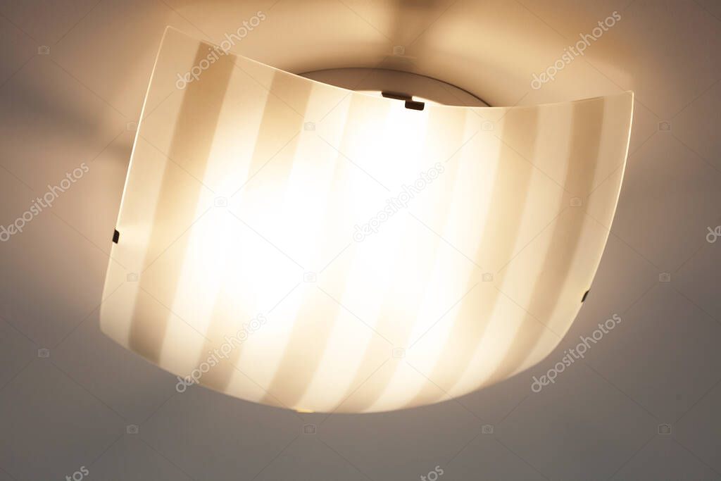 small sconce lamp, close up picture, warm tones
