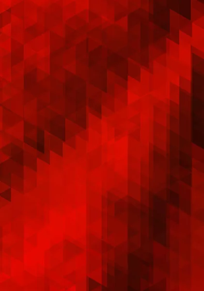 Roter abstrakter Speck aus Dreiecken — Stockvektor