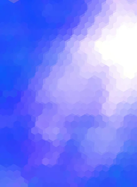 Blauw abstract hebben van zeshoeken — Stockvector