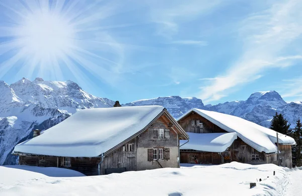 Bella vista sulle montagne — Foto Stock