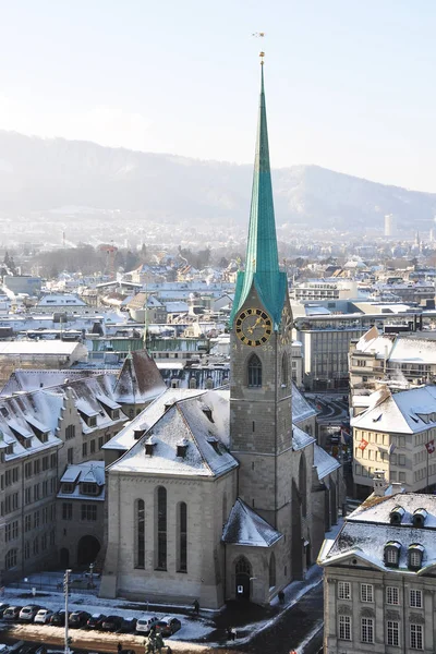 Winter view of Zurich — Stock Photo, Image