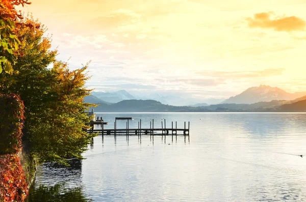 Lake of Zug, Switzerland — Stock Photo, Image