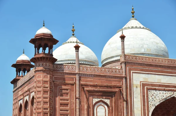 Тадж мечеті в місті Agra — стокове фото