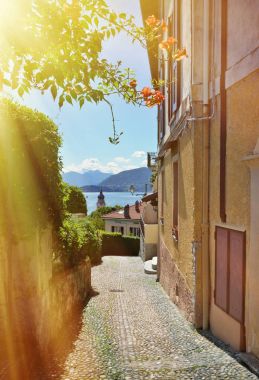 Menaggio town, Lake Como, Italy clipart
