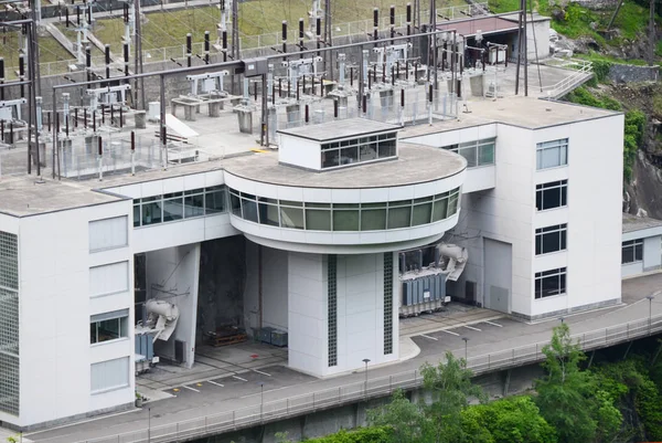 Power plant in Verzasca valley, Switzerland