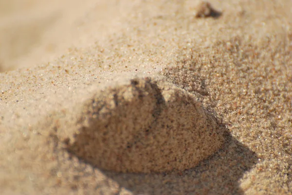 Prachtige zand van de zee, geel, — Stockfoto