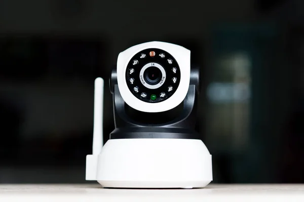 CCTV security camera operating in home. — Stock Photo, Image