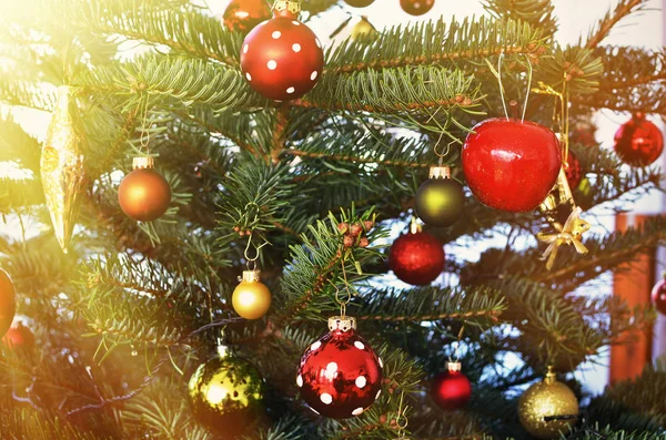 Brinquedos Árvore Natal — Fotografia de Stock
