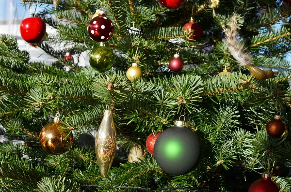 Παιχνίδια Για Χριστουγεννιάτικο Δέντρο Φωτογραφία Αρχείου