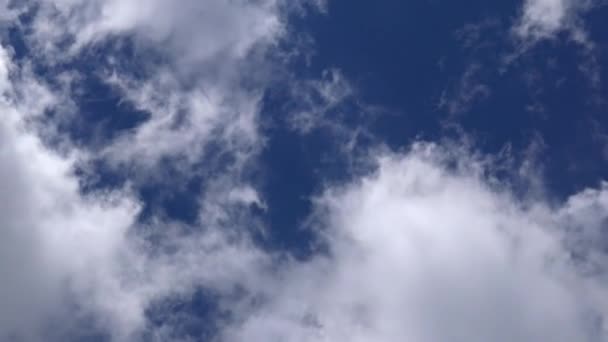 Weiße Wolken im Zeitraffer — Stockvideo