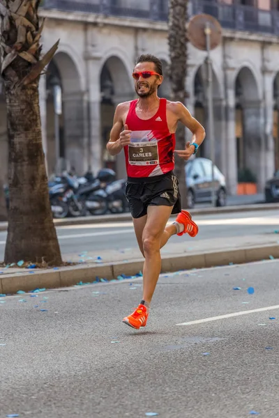 Carles Castillejo de España, el segundo de 10000m, en "Championsh — Foto de Stock