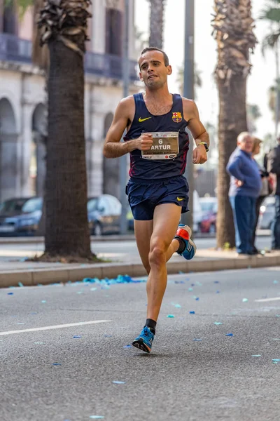Artur Bossy corredor de 10000m, en "Corredores del campeonato de armas de fuego — Foto de Stock