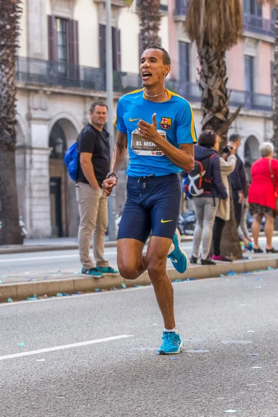 El Mehdi Aboujanah corredor de 10000m, en "Corredores del Campeonato o — Foto de Stock