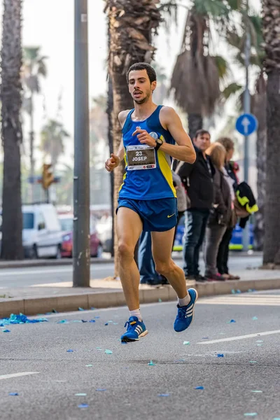 Josep Arnal corredor de 10000m, en "Corredores del campeonato de armas — Foto de Stock
