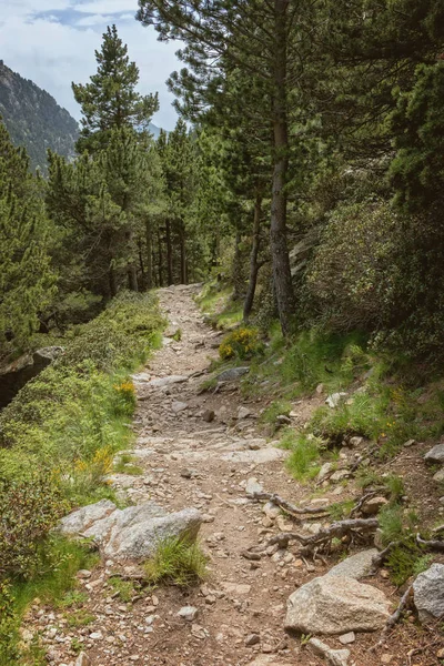 La vallata di Vall de Nuria sui Pirenei — Foto Stock