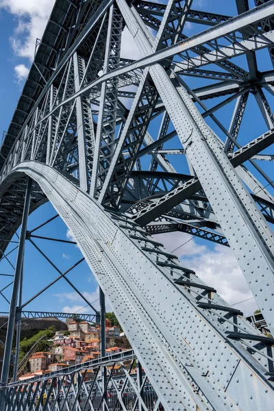 Dom Luise I bridge at the Douro River, 23. may 2014 city Porto — Stock Photo, Image