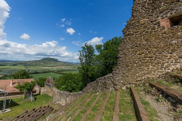 Detalhe do castelo de Szigliget na Hungria — Fotografia de Stock