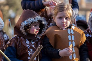 Barcelona İspanya karnaval geçit