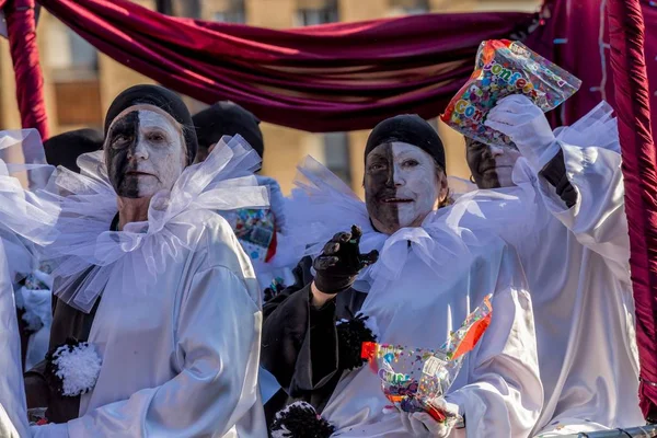 Карнавальные парады в Барселоне — стоковое фото