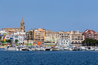 Küçük bir kasaba olan Costa Brava (Palamos), İspanya
