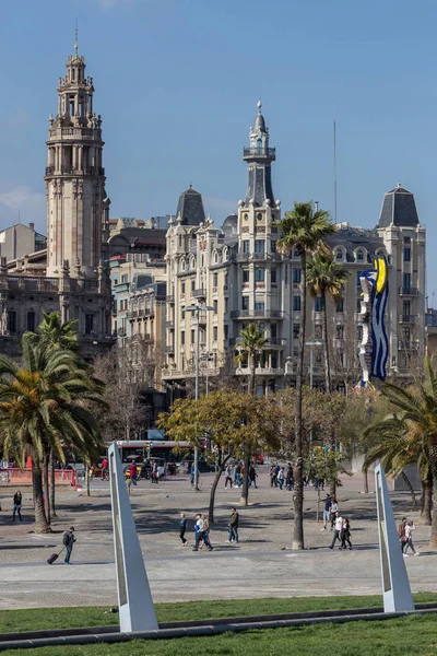 Post Office "La Ribera" district in Barcelona, Spain — Stock Photo, Image